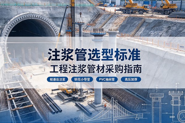 常德注浆管选型标准