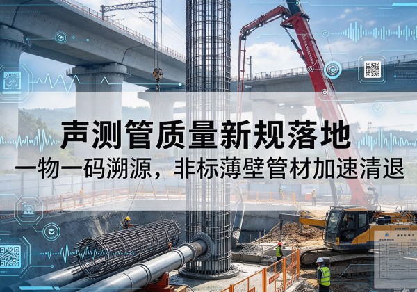 常德声测管质量新规落地，一物一码溯源，非标薄壁管材加速清退