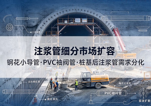 常德注浆管细分市场扩容，隧道钢花小导管、PVC 袖阀管、桩基后注浆管需求分化