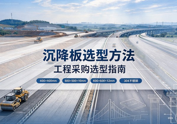 常德沉降板选择方法