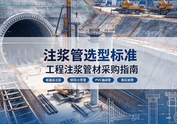 常德注浆管选型标准